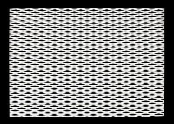 Diamond Hole Expanded Metal Lath Stainless Steel Firm Thick For Security