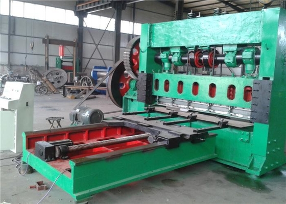 Green Expanded Mesh Making Machine 220 / 380 Voltage 52 / Min Working Speed