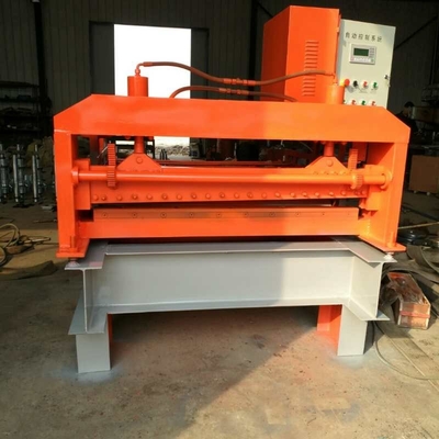 PLC Control Steel Straightening Machine , 13 Rollers Plate Leveling Machine