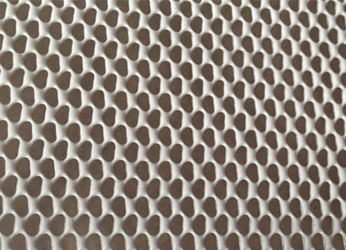 0.5mm White One Way Vision Mesh Durable Powder Coated Surface For Decoration
